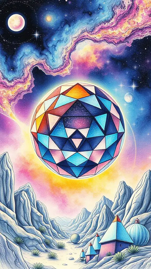 abstract celestial body illustration