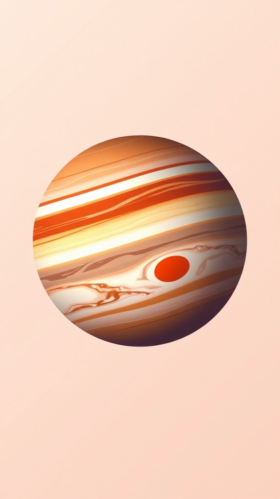 abstract jupiter artistic clipart