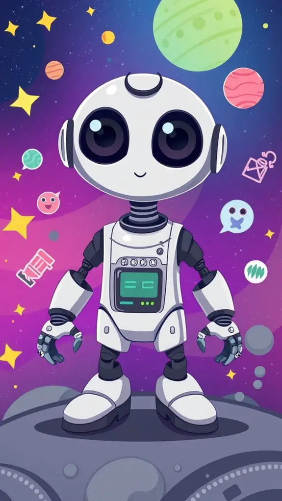 alien robot translator clipart