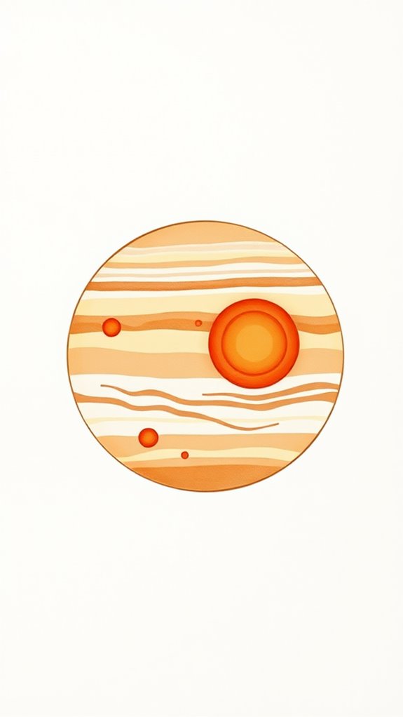 basic illustration of jupiter