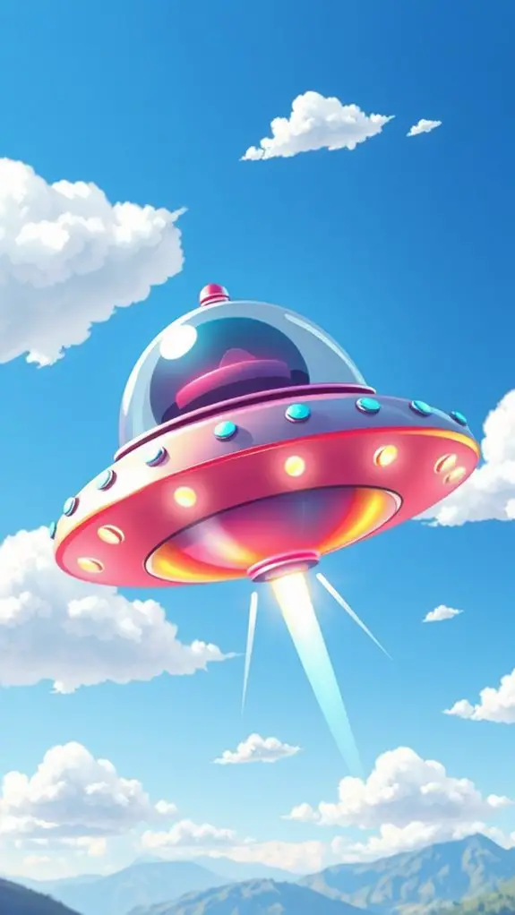 cartoon ufo clipart images