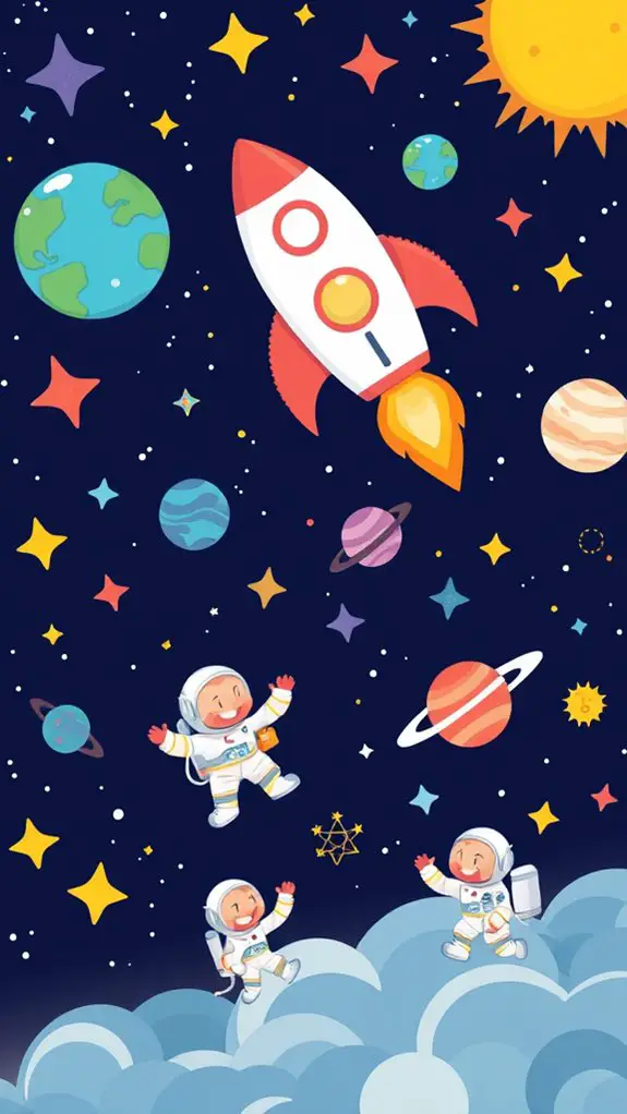 cosmic exploration art graphics