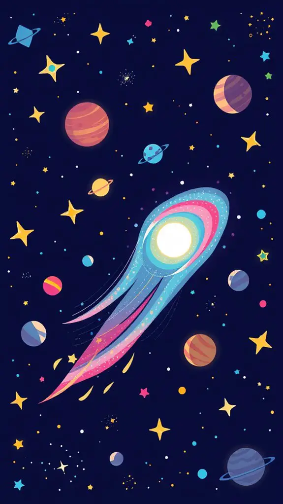 cosmic journey with comets