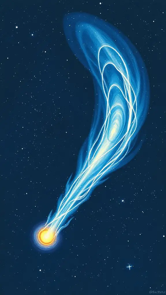 detailed comet illustration requested