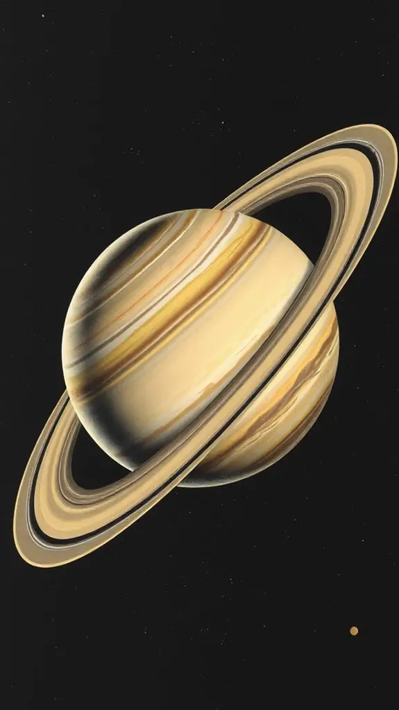 detailed illustration of saturn