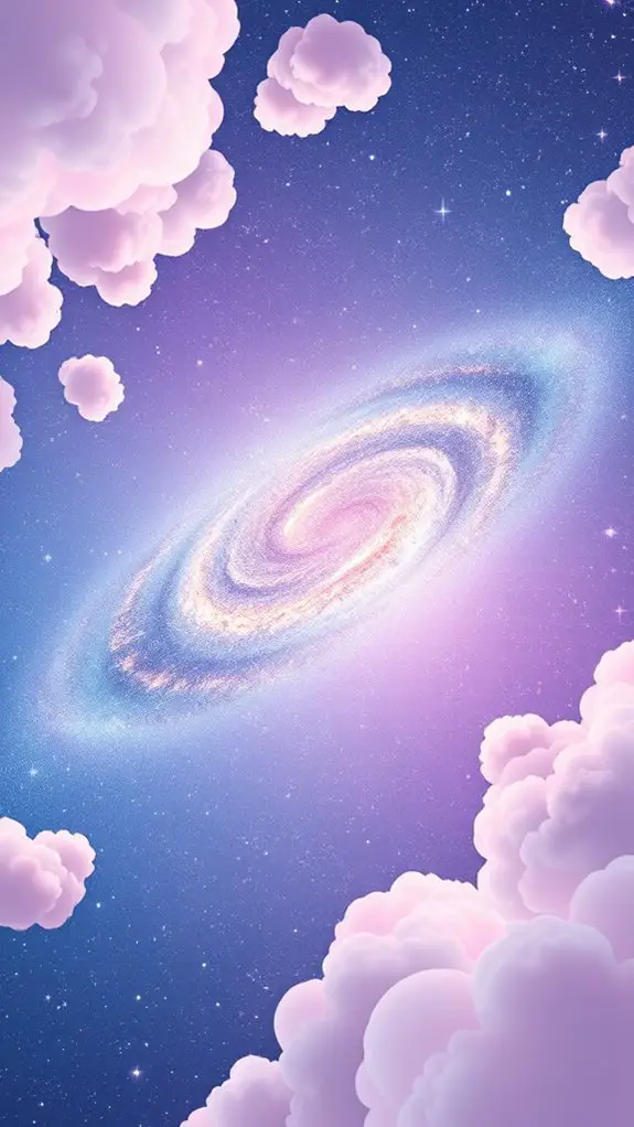 dreamy milky way clouds