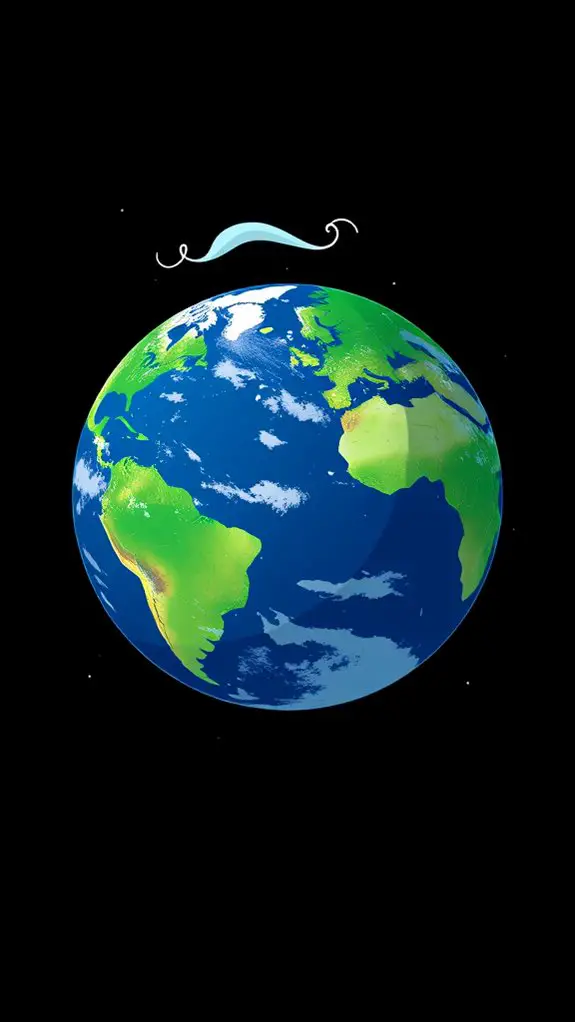 earth viewed from space