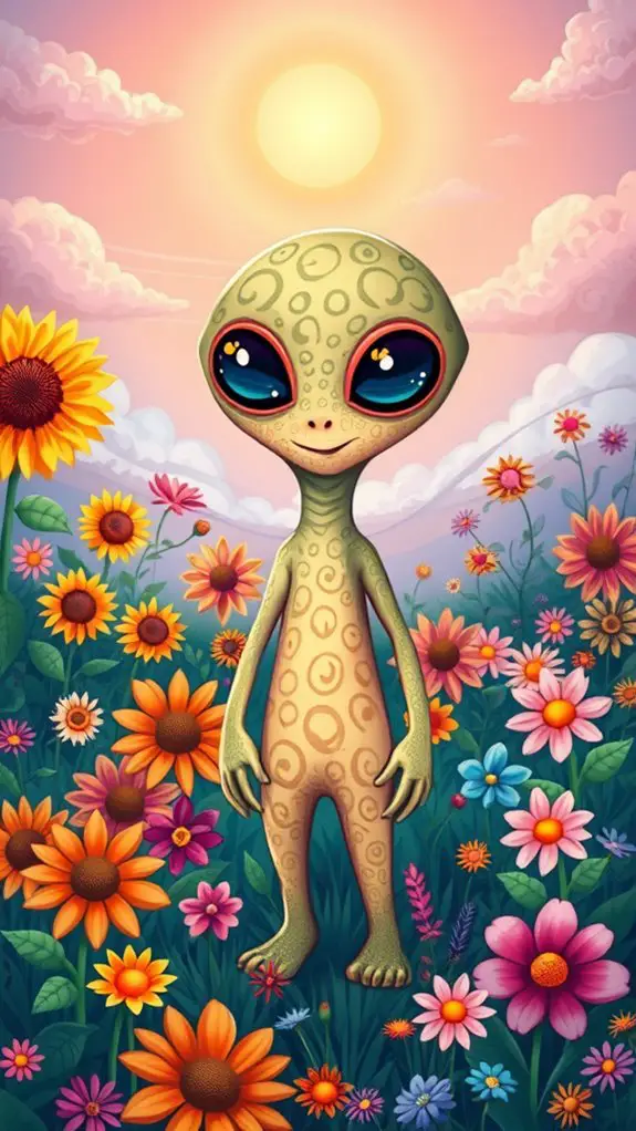 extraterrestrial botanical illustration