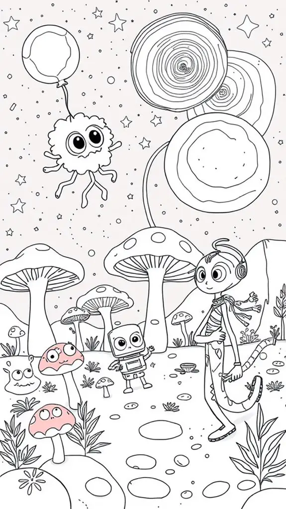 friendly space creatures adventure