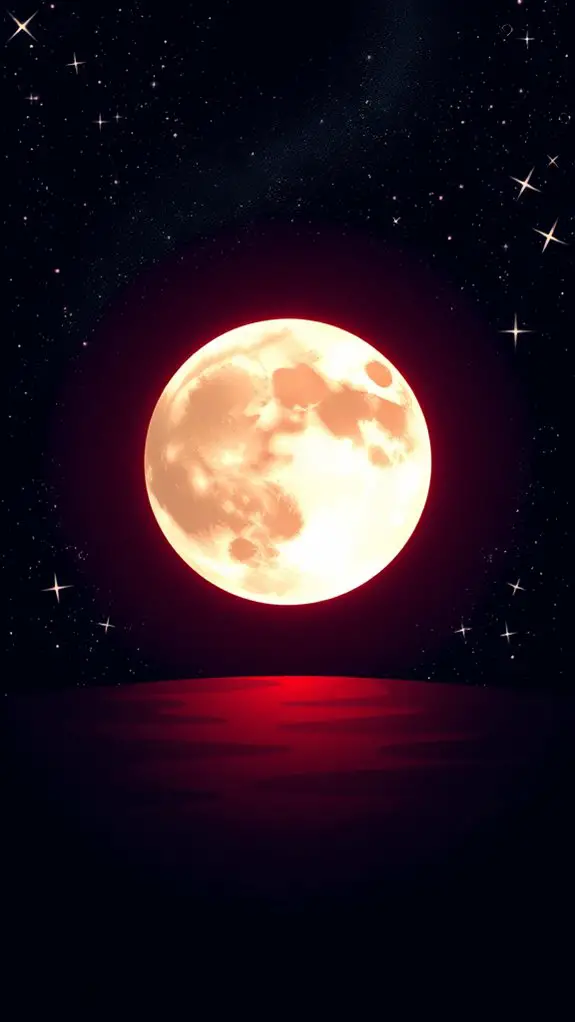 galactic lunar eclipse illustration