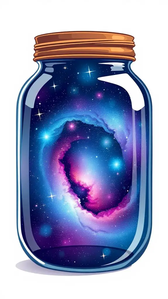 galaxy in a jar