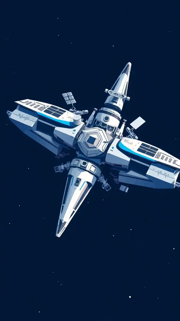 geometric design space station