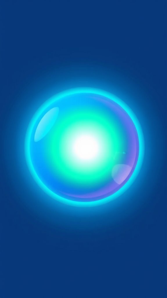 glowing ufo orb clipart
