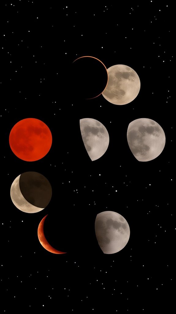 lunar eclipse illustration graphics