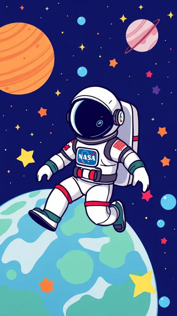 nasa astronaut clipart design