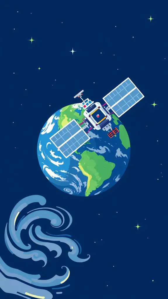 nasa satellite graphic design