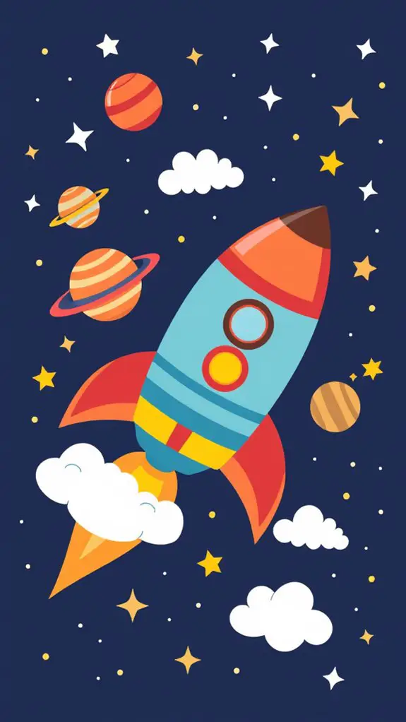rocket ship space adventure