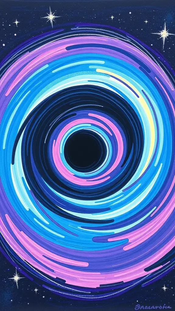 simple black hole sketch