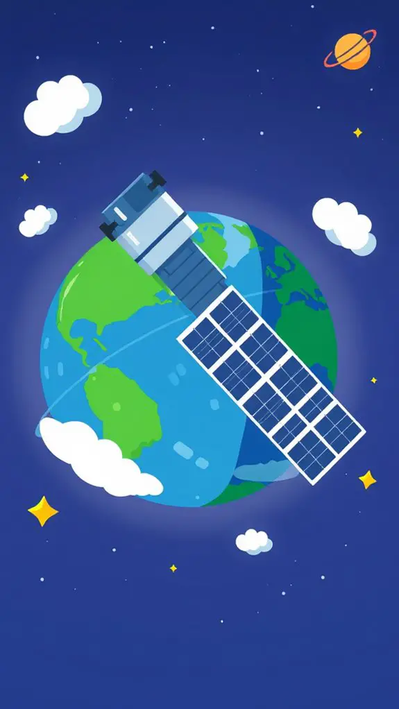 space mission illustration design