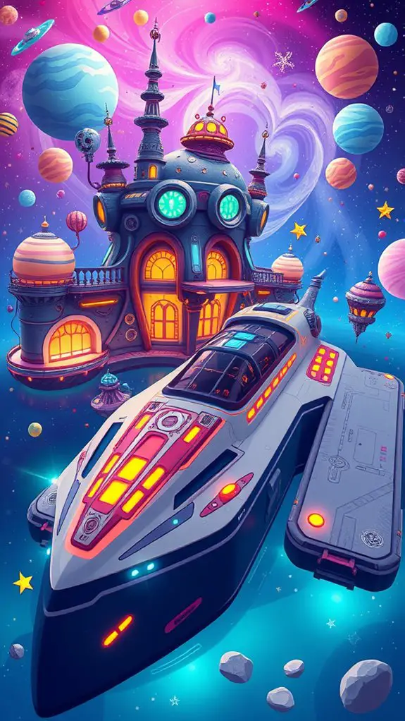 spaceship dock clipart collection