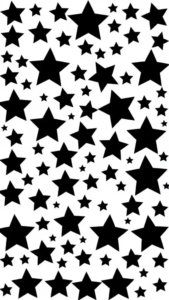star silhouette clipart collection