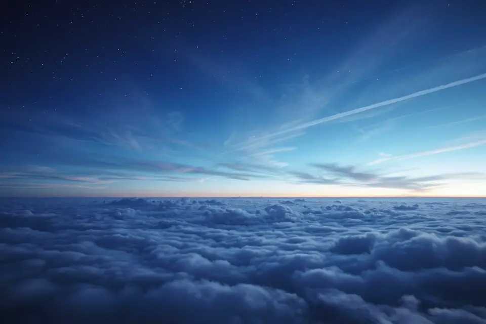 abstract cloud space horizon