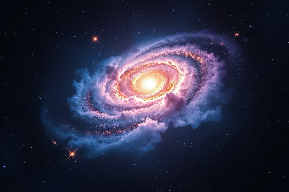 abstract galaxy stock photo