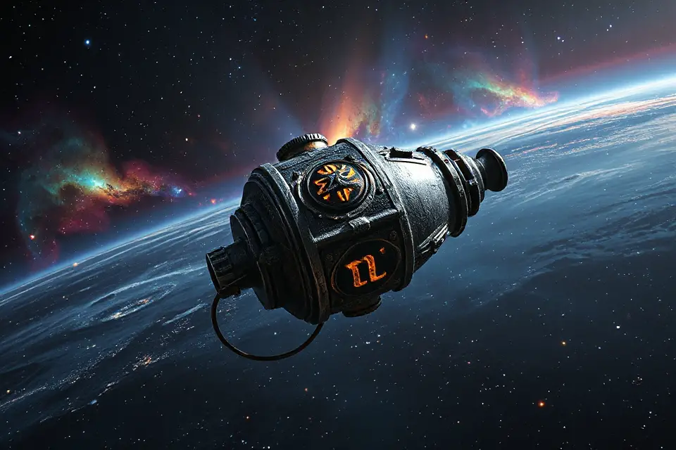 alien artifact in space