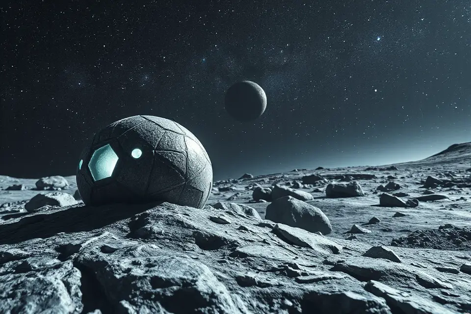 alien artifact on moon
