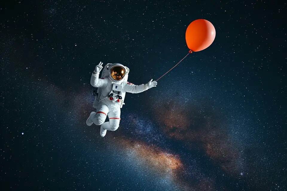 astronaut balloon harmony adventure