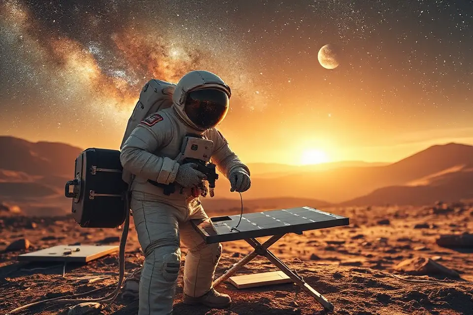 astronaut space colonization project