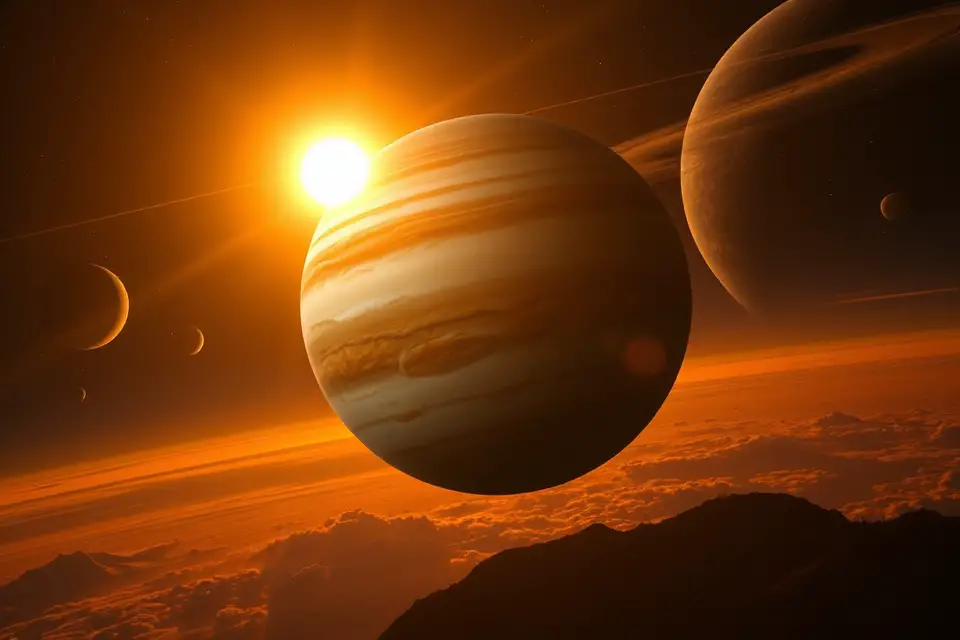 breathtaking jupiter sunset view