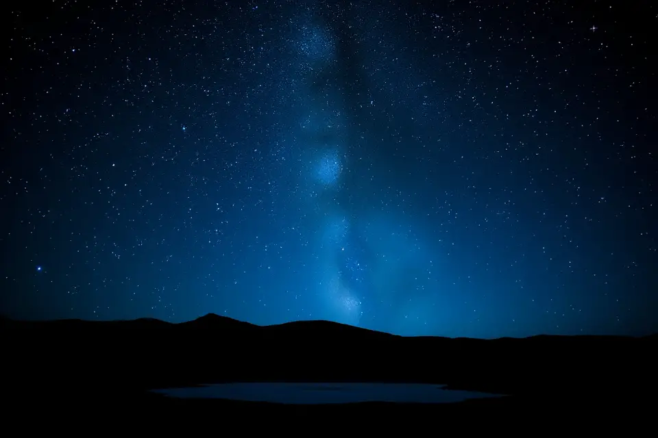 captivating celestial night photo