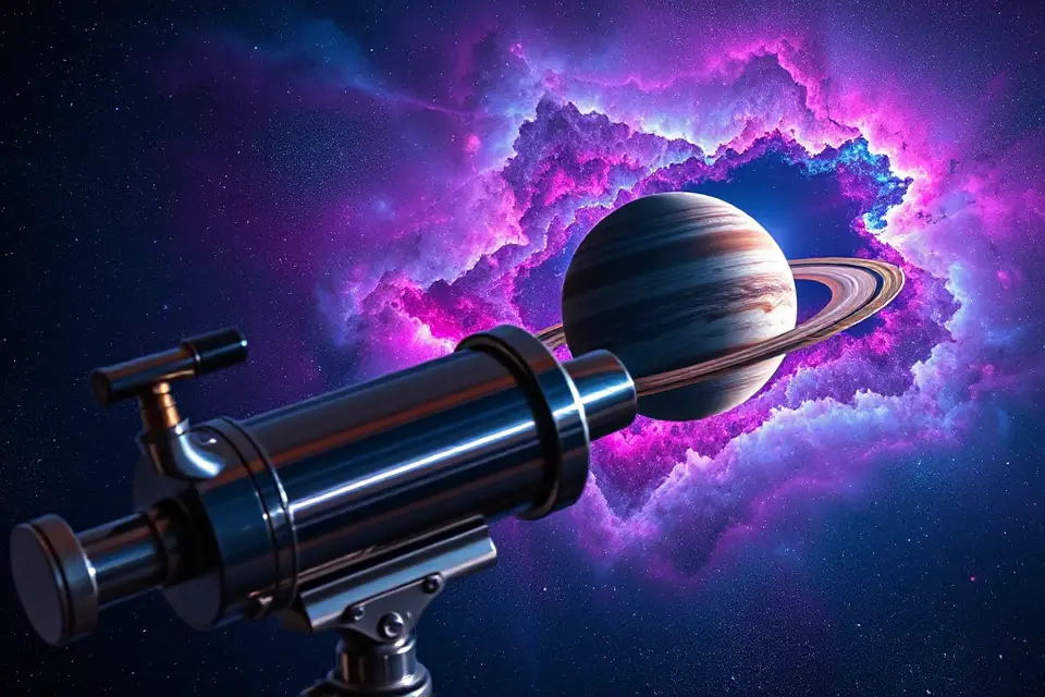 captivating galaxy planet photo