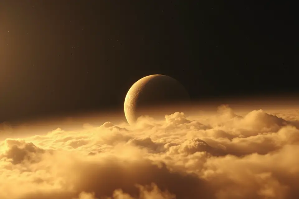 captivating venus atmosphere photo