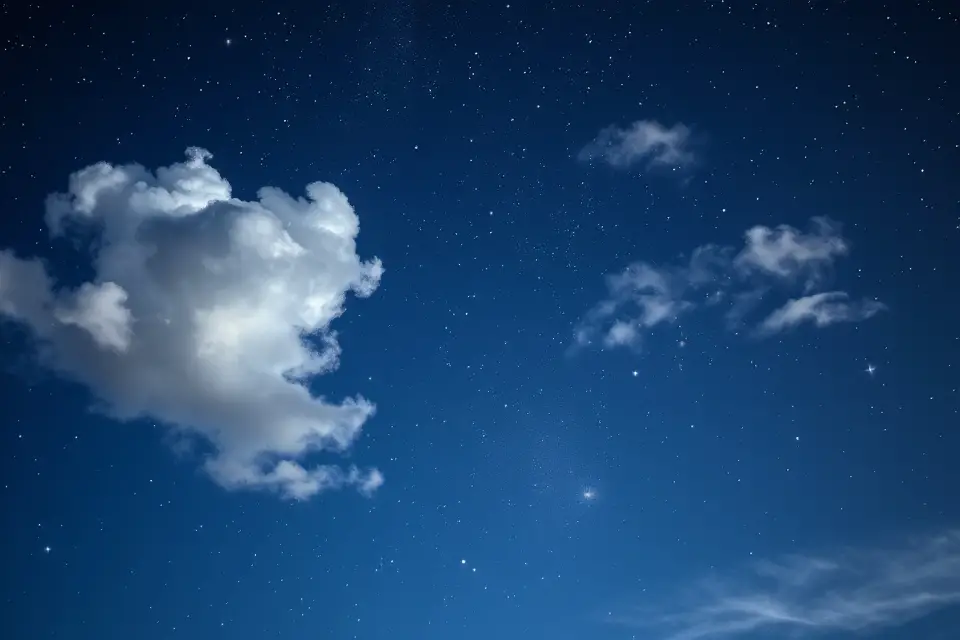 clear night sky stars