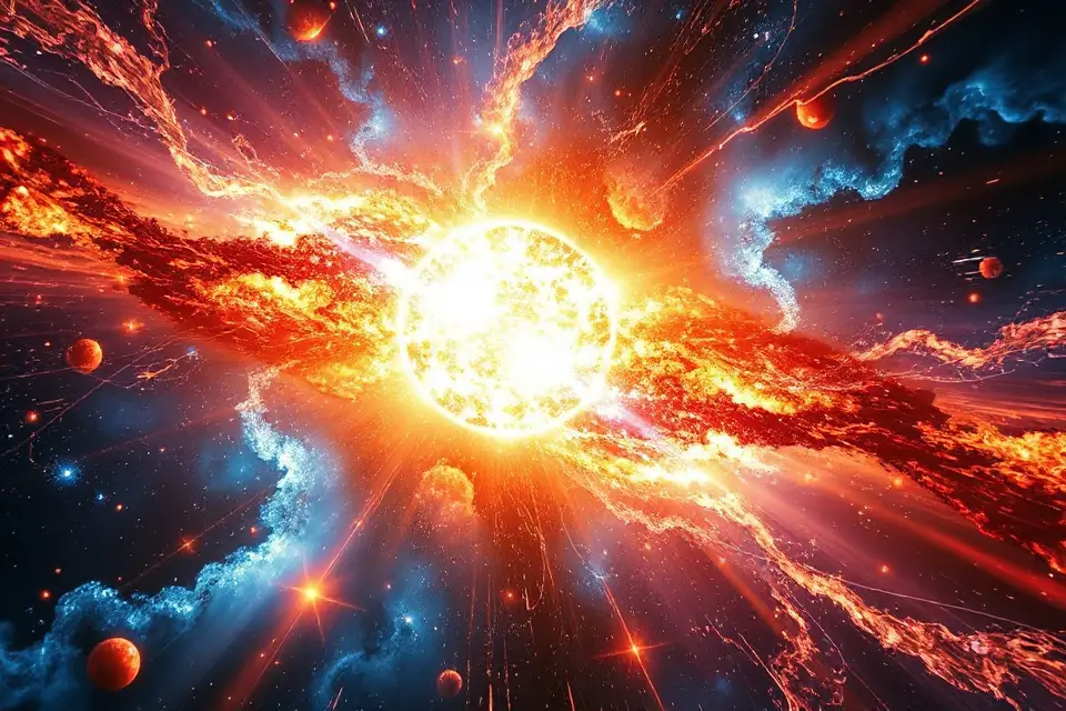 cosmic chaos creation imagery