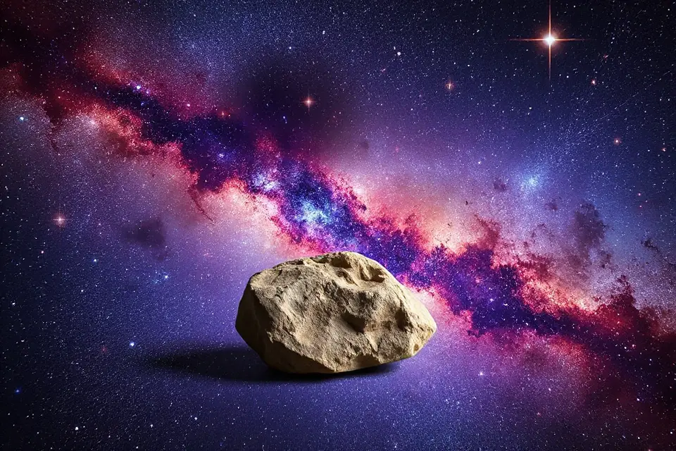 cosmic rock in universe