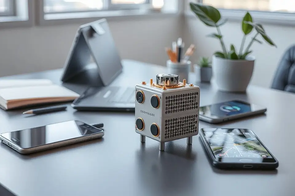 cube satellite mobile interaction