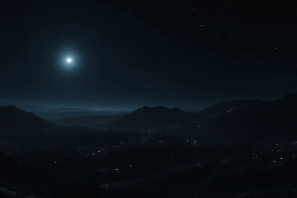 dark matter illuminated landscape
