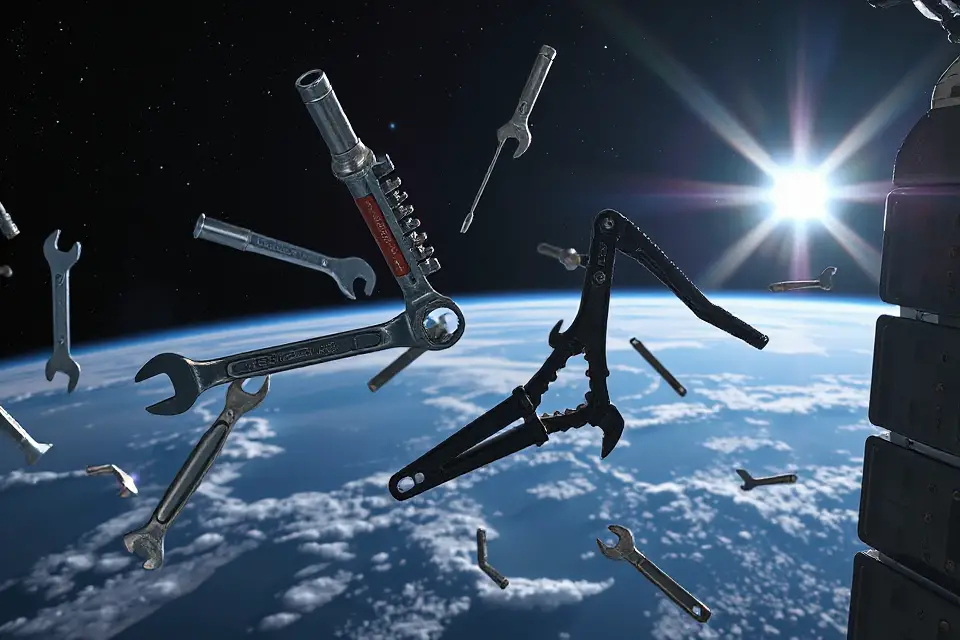 floating tools in space