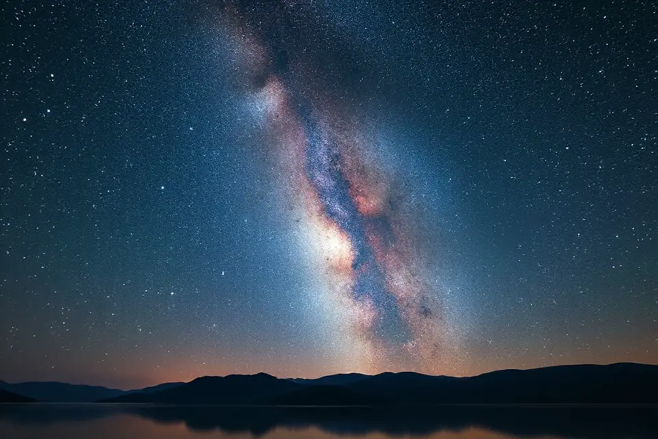 galactic center serene night
