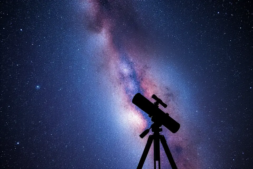 galactic center telescope silhouette