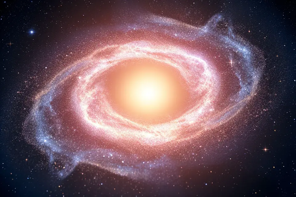 luminous cosmic dust photo