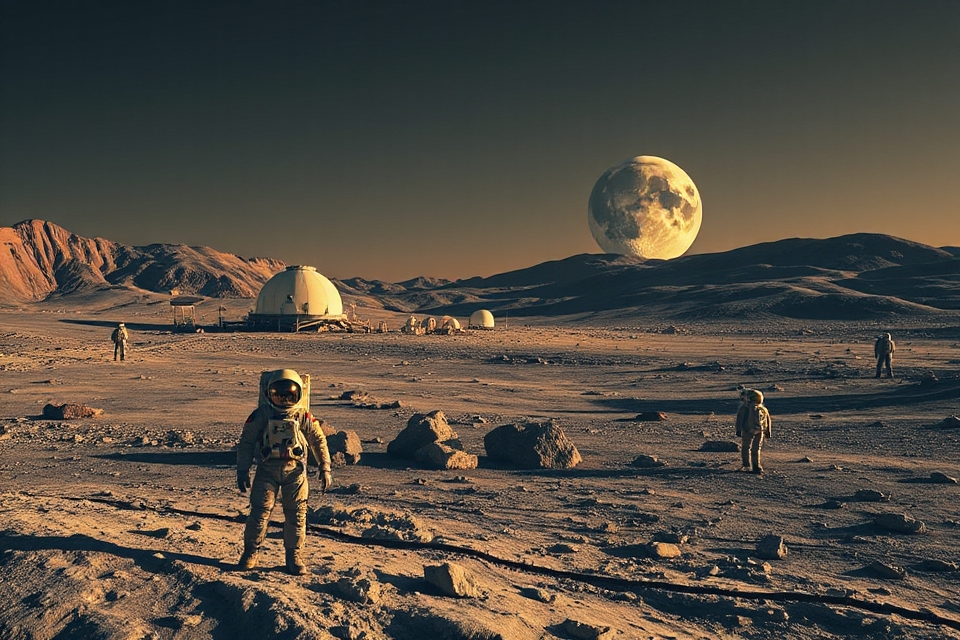 lunar colony dusk beauty