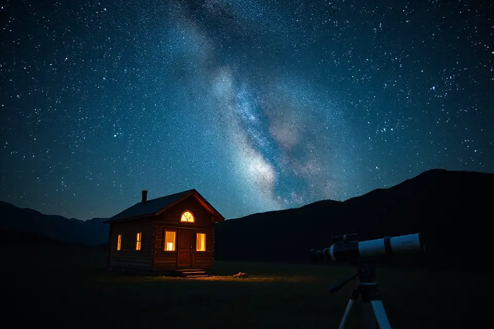 milky way cabin photo