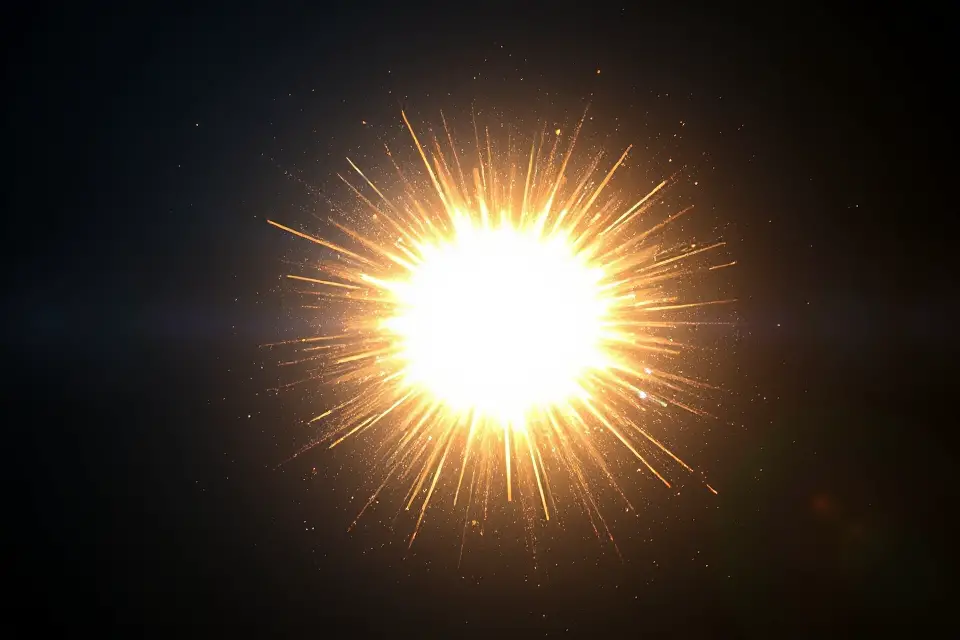 minimalistic big bang photo