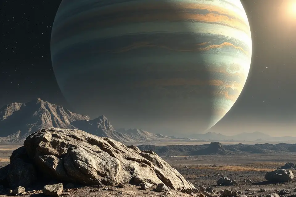 moon orbiting gas giant