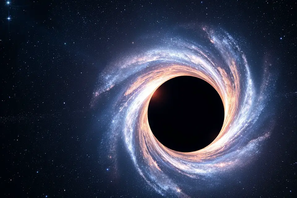 mysterious black hole photo