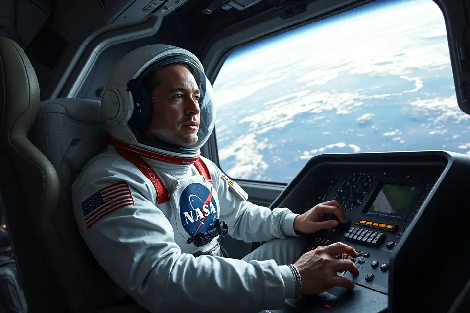 nasa astronaut control panel